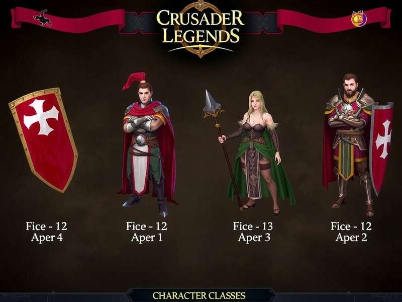 Crusader Legends Character Classes
